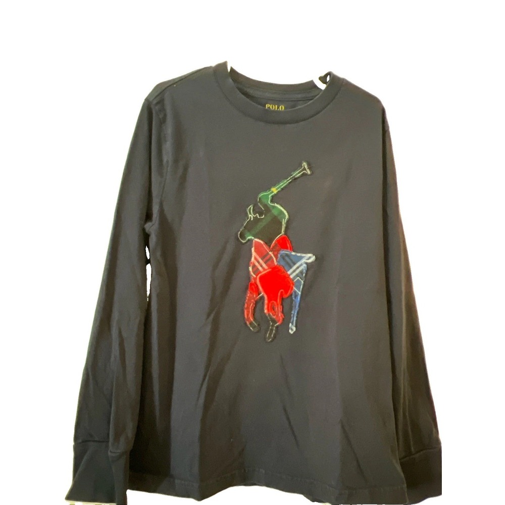 Polo Ralph Lauren Long Sleeve T Shirt Back To School Size 8